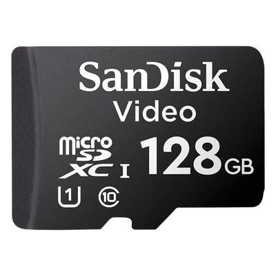 Micro SD Optimizada Para Videovigilancia / 128GB / ULTRA SDXC UHS-I/ CLASS 10 MSD / Sandisk