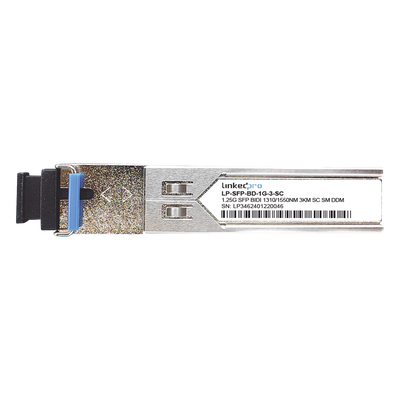 Transceptores Bidireccionales SFP (Mini-Gbic) / Monomodo / 1.25 Gbps de velocidad / Conector SC / Hasta 3 km de Distancia / 2 Pc 1 Transceptores Bidireccionales SFP (Mini-Gbic) / Monomodo / 1.25 Gbps de velocidad / Conector SC / Hasta 3 km de Distancia / 2 Pc