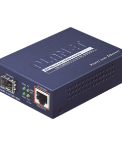 Convertidor de Medios IEEE802.3 AF/AT PoE 10/100/1000BASE T TO MINIGBIC SFP
