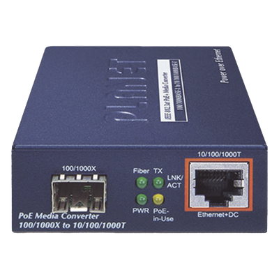 Convertidor de Medios IEEE802.3 AF/AT PoE 10/100/1000BASE T TO MINIGBIC SFP 2 Convertidor de Medios IEEE802.3 AF/AT PoE 10/100/1000BASE T TO MINIGBIC SFP - Imagen 2