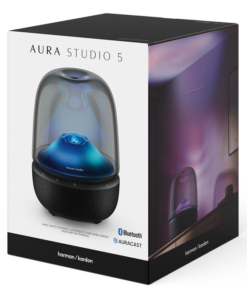 Harman Kardon Aura Studio 5 Negro – Parlante Bluetooth Premium con Sonido 360° e Iluminación Ambiental - Imagen 10