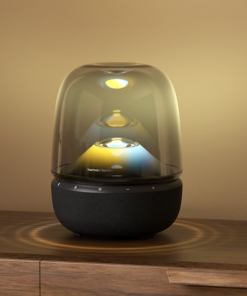 Harman Kardon Aura Studio 5 Negro – Parlante Bluetooth Premium con Sonido 360° e Iluminación Ambiental - Imagen 9