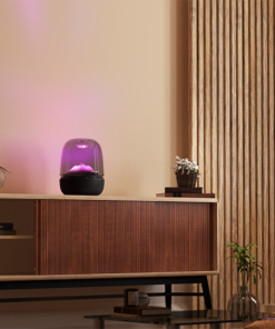 Harman Kardon Aura Studio 5 Negro – Parlante Bluetooth Premium con Sonido 360° e Iluminación Ambiental - Imagen 7