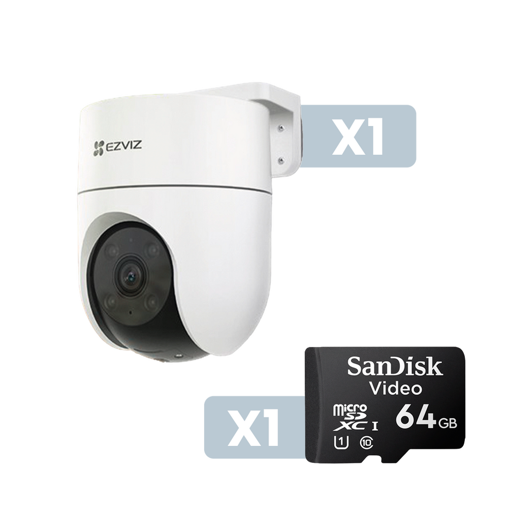 Cámara IP PT Exterior 4 Megapíxel + Micro SD SANDISK / Wi-Fi / Seguimiento Inteligente / Deteccion Inteligente de Humanos y Vehiculos / Audio de Dos Vías / Notificación Push / Incluye Memoria Sandisk 64 GB / Color Night Visi&am 1 Cámara IP PT Exterior 4 Megapíxel + Micro SD SANDISK / Wi-Fi / Seguimiento Inteligente / Deteccion Inteligente de Humanos y Vehiculos / Audio de Dos Vías / Notificación Push / Incluye Memoria Sandisk 64 GB / Color Night Visi&am