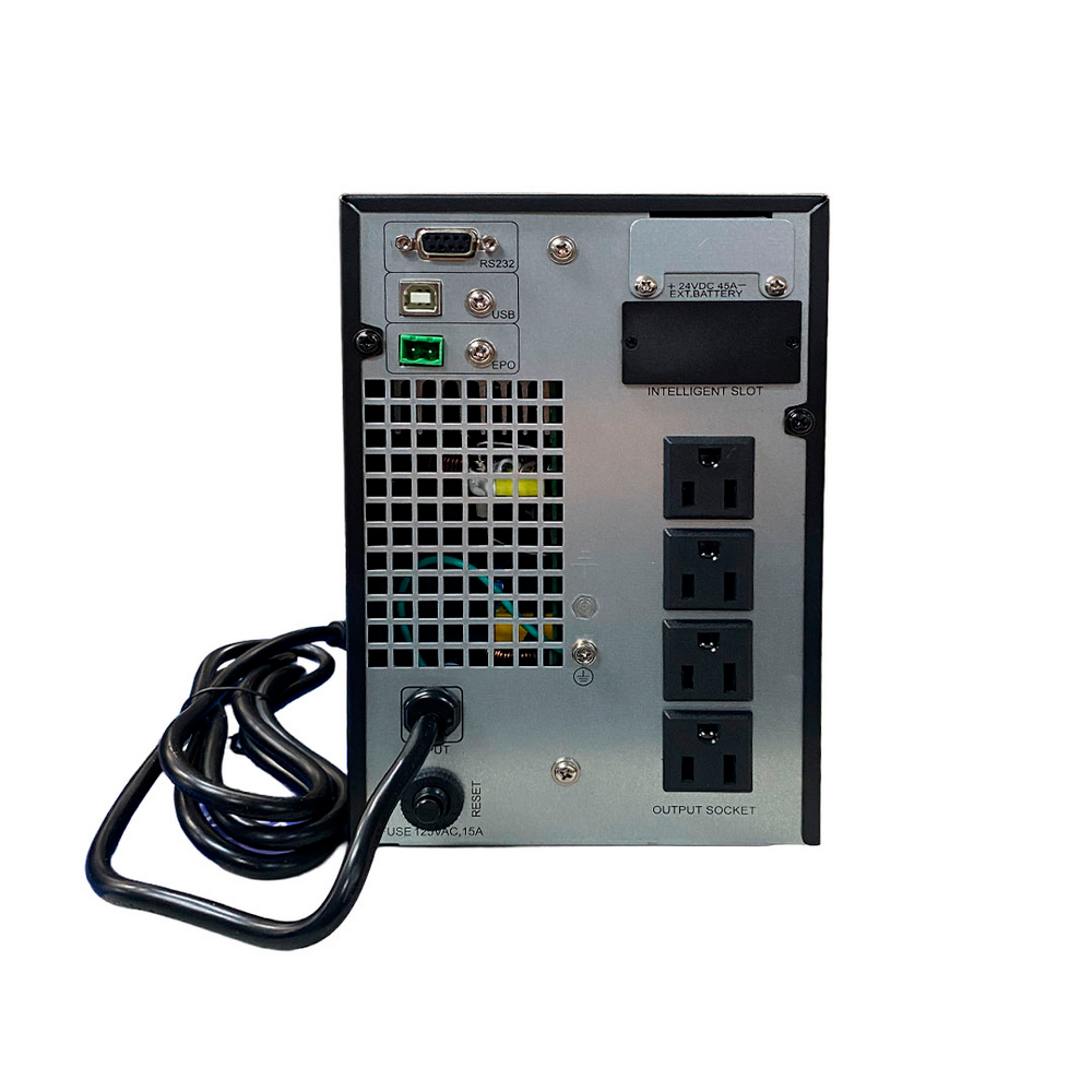 UPS de Topología On-Line Doble Conversión / Capacidad de 1KVA / 900W /Entrada y Salida de 120 Vca / Clavija de Entrada NEMA 5-15P / Pantalla LCD Configurable /Formato Torre 3 UPS de Topología On-Line Doble Conversión / Capacidad de 1KVA / 900W /Entrada y Salida de 120 Vca / Clavija de Entrada NEMA 5-15P / Pantalla LCD Configurable /Formato Torre - Imagen 3