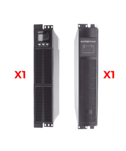 Kit de UPS EPCOM POWERLINE de 3KVA / 2700W / Incluye Banco de Batería externo EPU6BAT