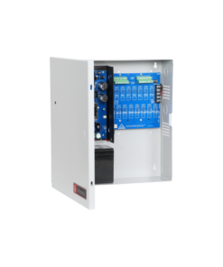 Fuente de Poder / Cargador 12VDC / 10A / 115VAC / 50-60Hz / 16 Salidas / Protección Por Fusibles / Compatibles con Baterías SLA-Gel