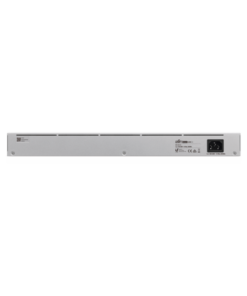 Alternative view of UniFi Switch USW-24, Capa 2 de 24 puertos 10/100/1000 Mbps + 2 puertos 1G SFP, pantalla informativa