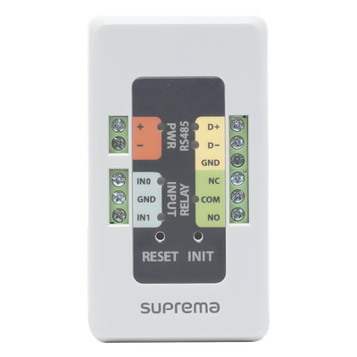 Secure I/O 2 / Módulo de Conexión de Entradas Y Salidas para Lectores SUPREMA 1 Secure I/O 2 / Módulo de Conexión de Entradas Y Salidas para Lectores SUPREMA