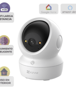 Camara PT 3 Megapíxel / Wi-Fi / Seguimiento Inteligente / Audio de Dos Vías / Notificación Push / Soporta MicroSD Hasta 512GB / Uso en Interior