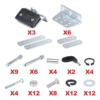 Set de Accesorios Para XBSPK03 2 Globaltecnoly XBSPK03SET l