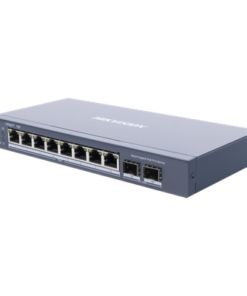 Alternative view of Switch Gigabit PoE+ / Administrable / 8 puertos 10/100/1000 Mbps PoE+ / 2 puertos SFP / configuración remota desde Hik-ProConnect / PoE hasta 250 metros / 110 W